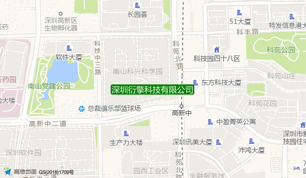 深圳衍擎科技有限公司地理位置